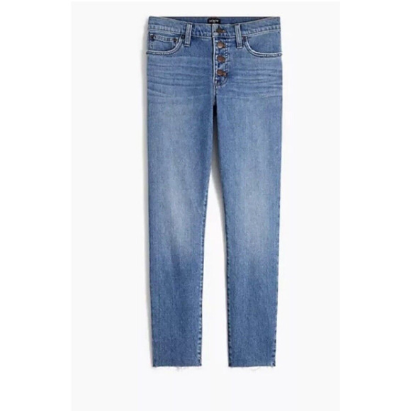NWT J.Crew 9" Mid Rise Skinny Jeans Size 27 MSRP $98 - Picture 3 of 10